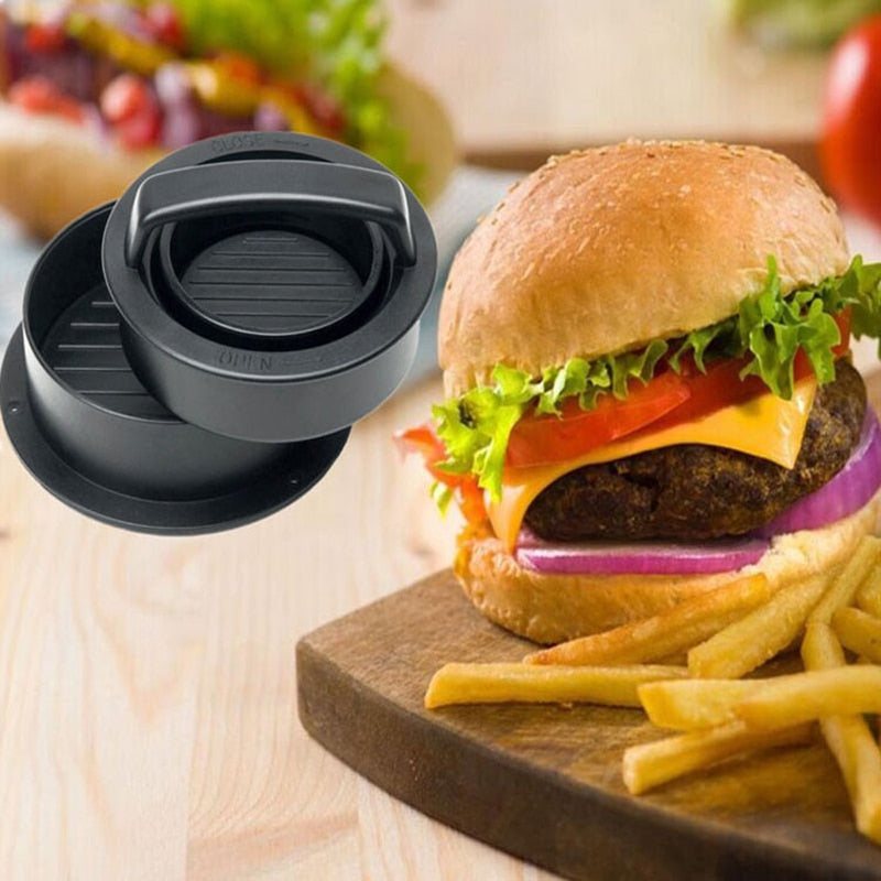 Modelador de Hamburguer Artesanal Reutilizável de Plástico