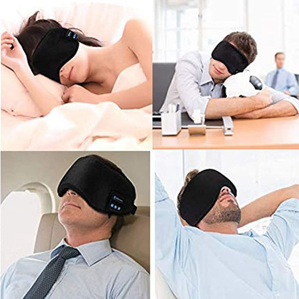 Máscara para os Olhos com Fone de Ouvido Bluetooth