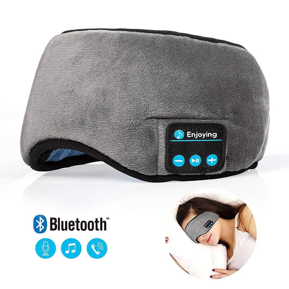 Máscara para os Olhos com Fone de Ouvido Bluetooth
