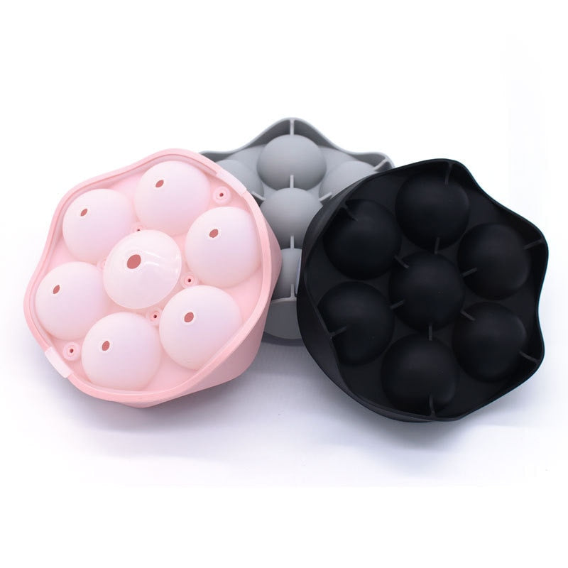 Forma de Gelo Esfera - material flexível em silicone
