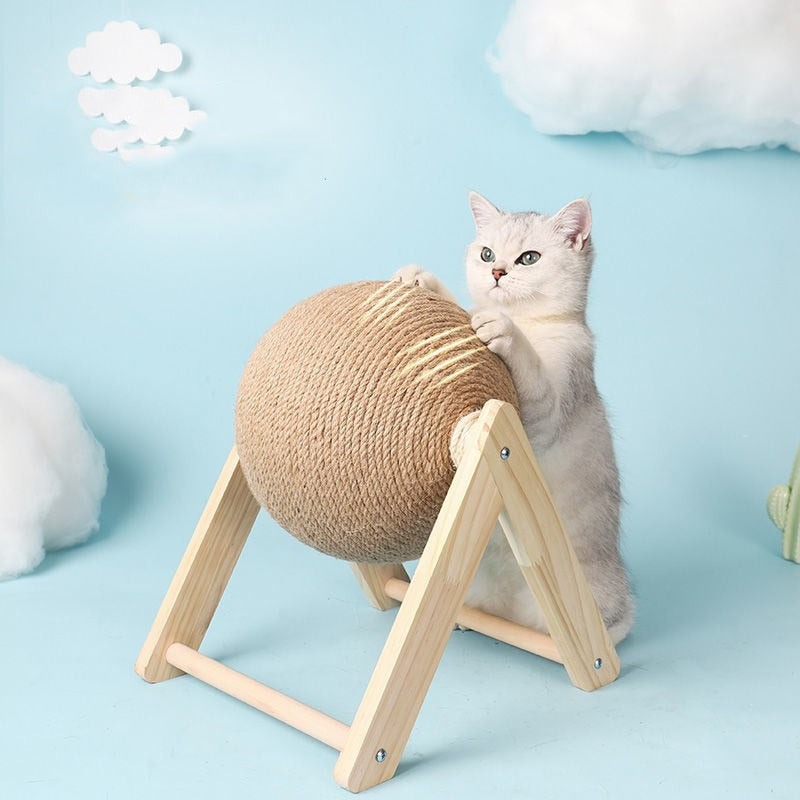 Bola de Arranhar Interativa para Gatos