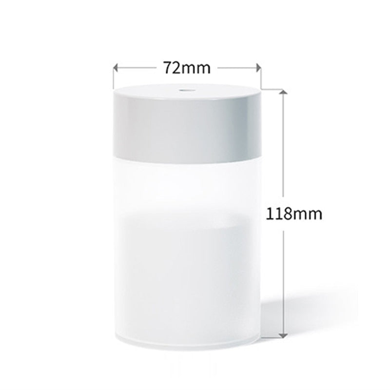 Mini Difusor de Ar USB com Luz Noturna