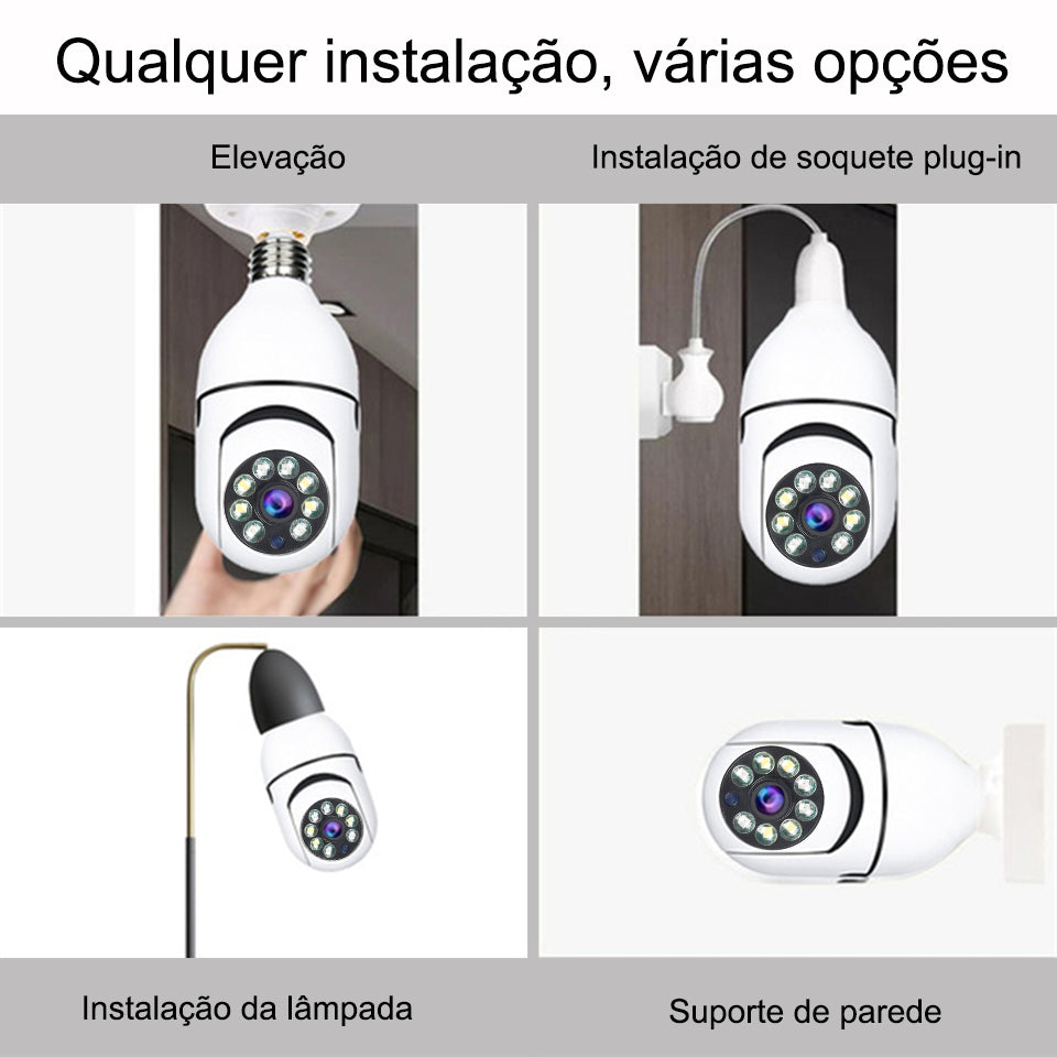 Câmera de Segurança - Wi-Fi Full Hd e Visão Noturna