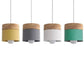 Luminária Pendente Multicolor Led E27 Estilo Nórdico