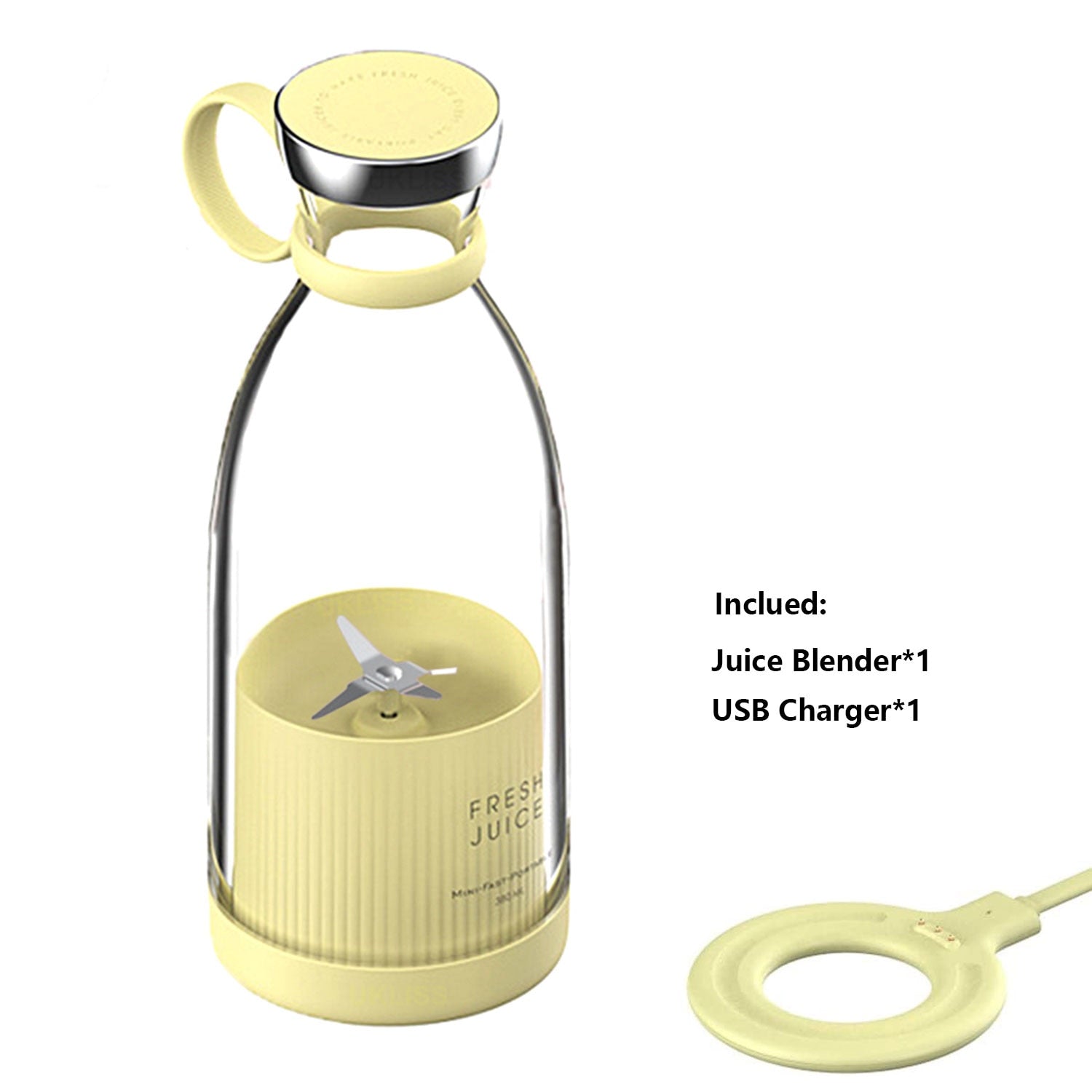 Mini Mixers Juicer - Liquidificador Portátil Recarregável USB - Copo 380ml