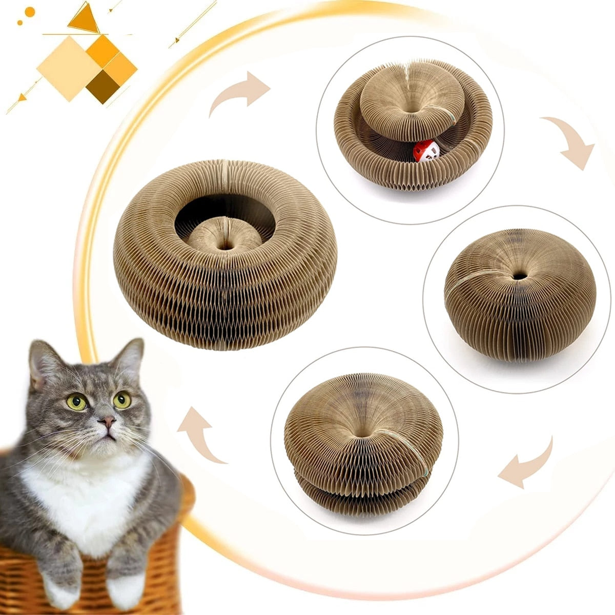 Brinquedo Interativo Arranhador para Gatos 